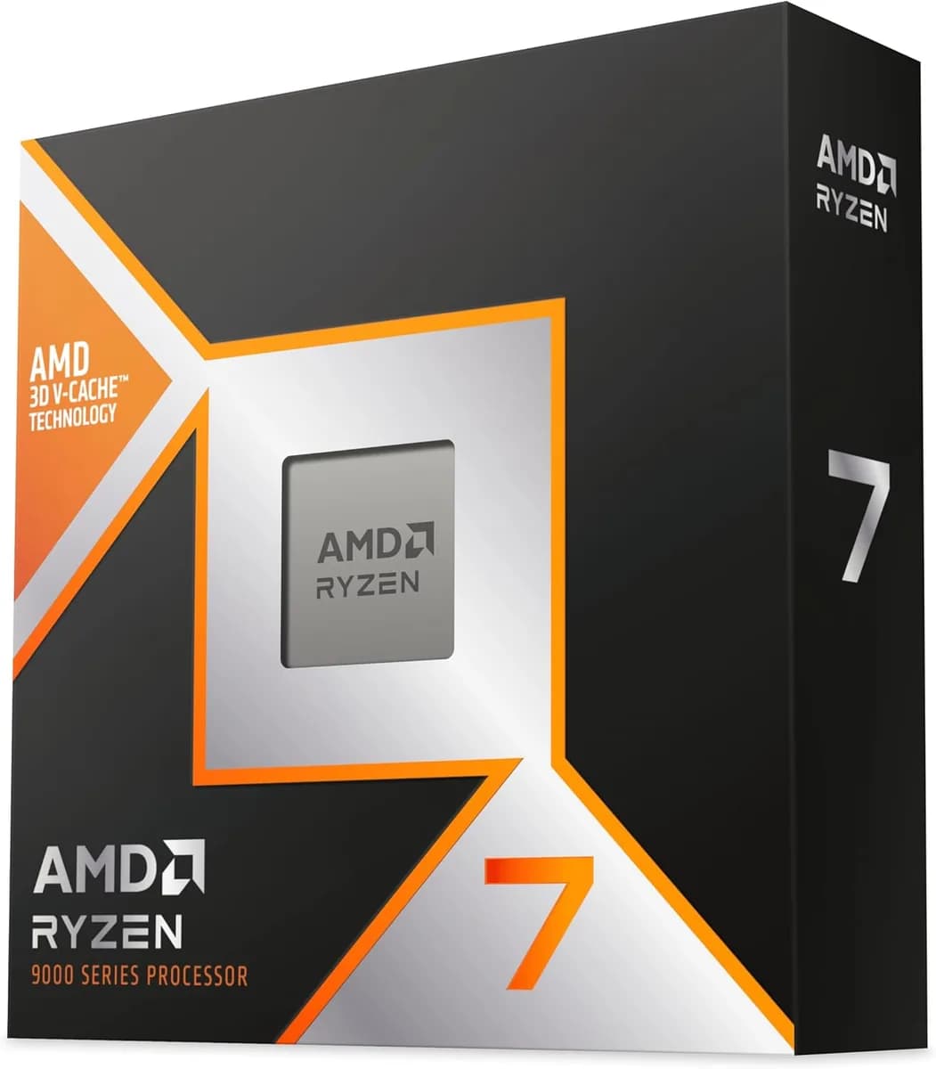 AMD Ryzen™ 7 9800X3D 8 Cores 16 Threads 4.7Ghz Turbo 5.2Ghz