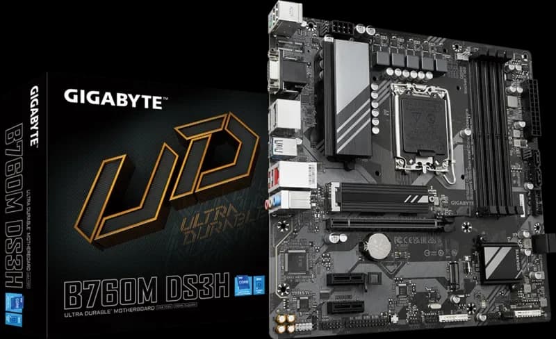Gigabyte B760M DS3H DDR5 LGA1700 Micro ATX