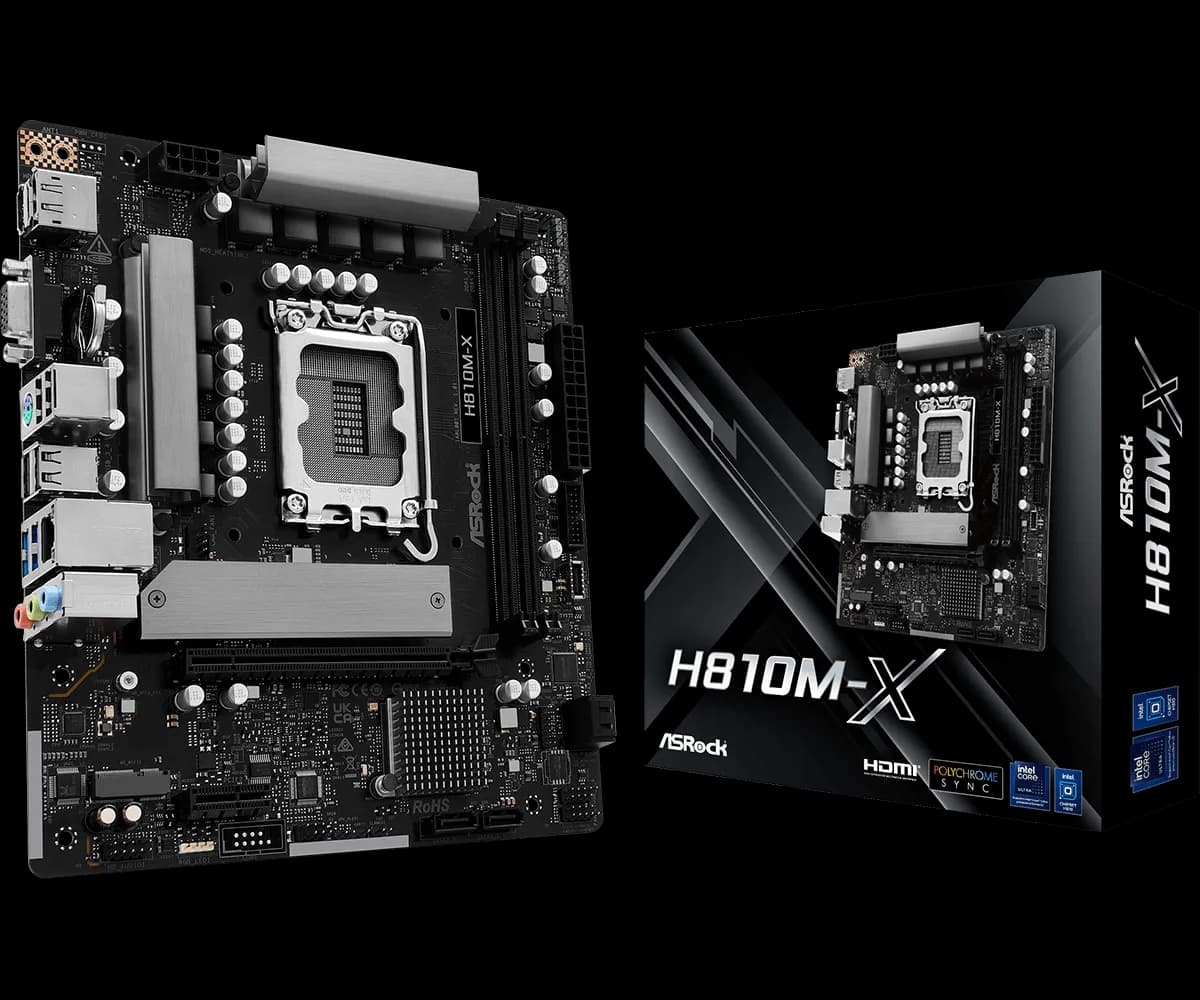 ASRock H810M X DDR5 Micro ATX