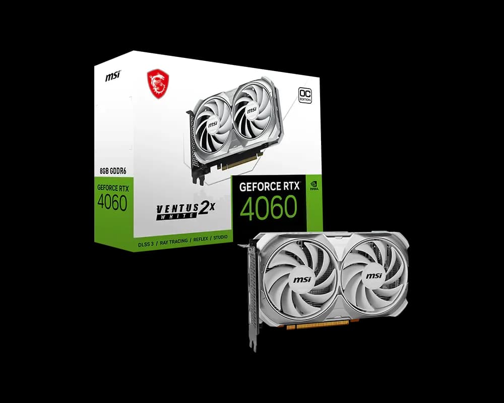 MSI Ventus White GeForce RTX™ 4060 OC 8GB