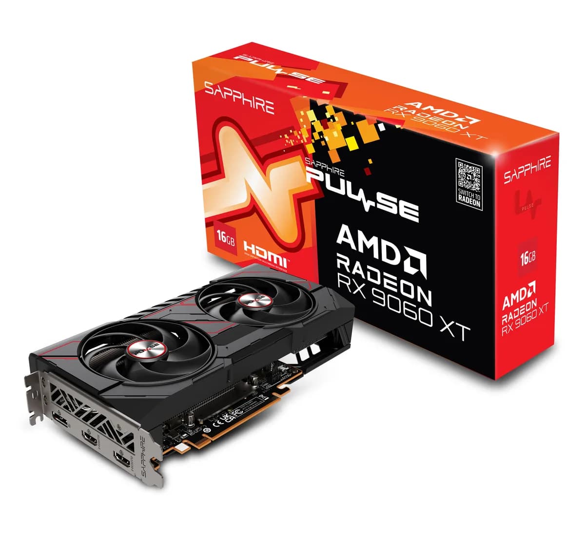 Sapphire Pulse AMD Radeon™ RX 9060 XT 16GB
