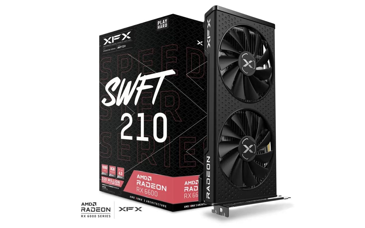 XFX Speedster SWFT 210 AMD Radeon™ RX 6600 8GB