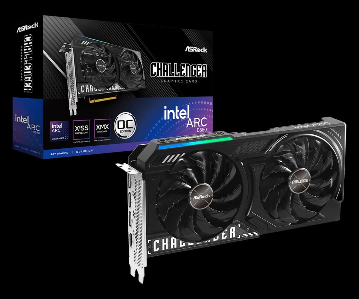 ASRock Challenger Intel ARC™ B580 OC 12GB