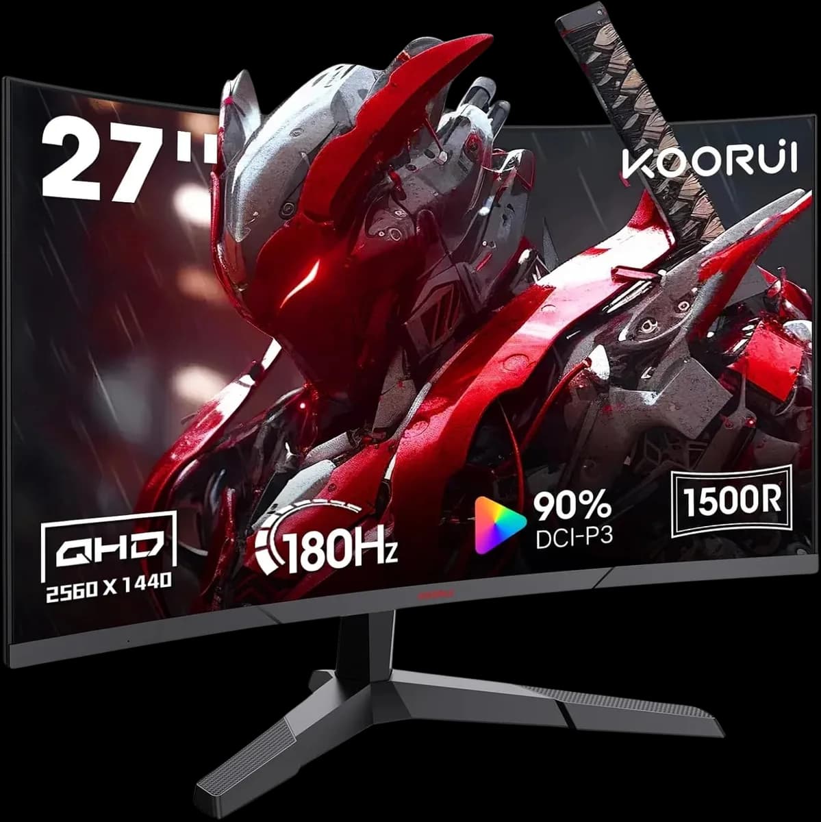 Koorui 27E6QCA 2K (2560x1440), 180Hz, Curved VA
