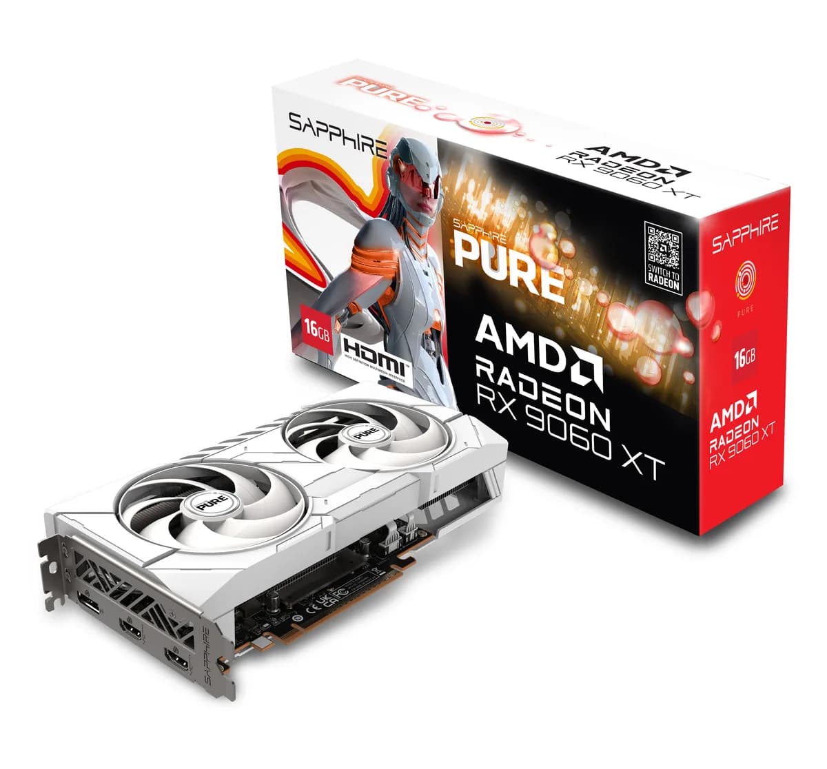Sapphire Pure AMD Radeon™ RX 9060 XT 16GB