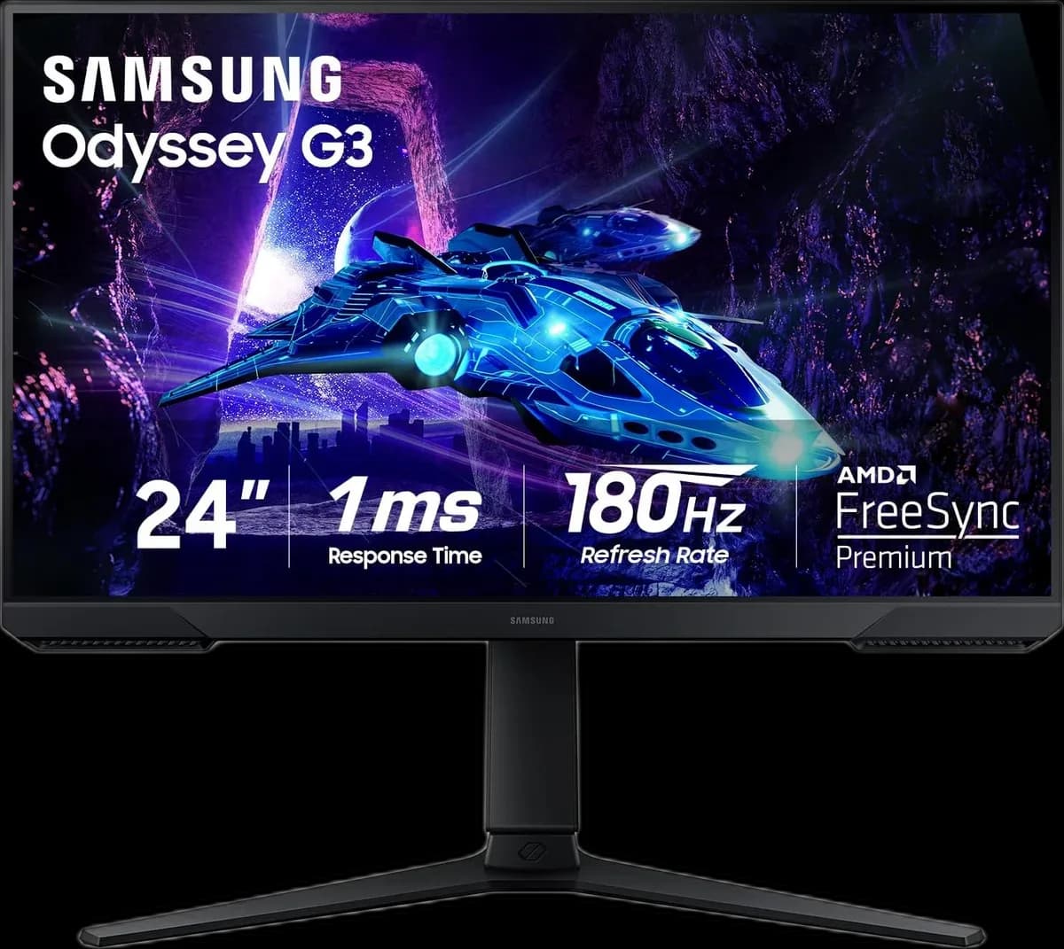 Samsung Odyssey G30D 24" FHD (1920x1080), 180Hz, VA